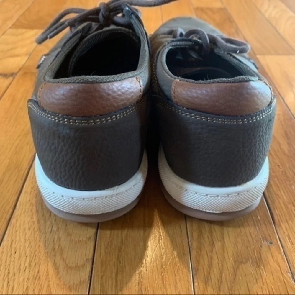 Bass Percy WX B Oxford Sz 8 Mens Shoes Casual Sneaker Dark Brown white trim